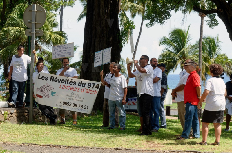 Le Ministre de l'Interieur Bruno Le Roux en visite officielle a La Reunion