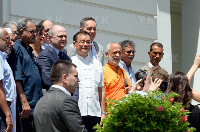 Le Ministre de l'Interieur Bruno Le Roux en visite officielle a La Reunion