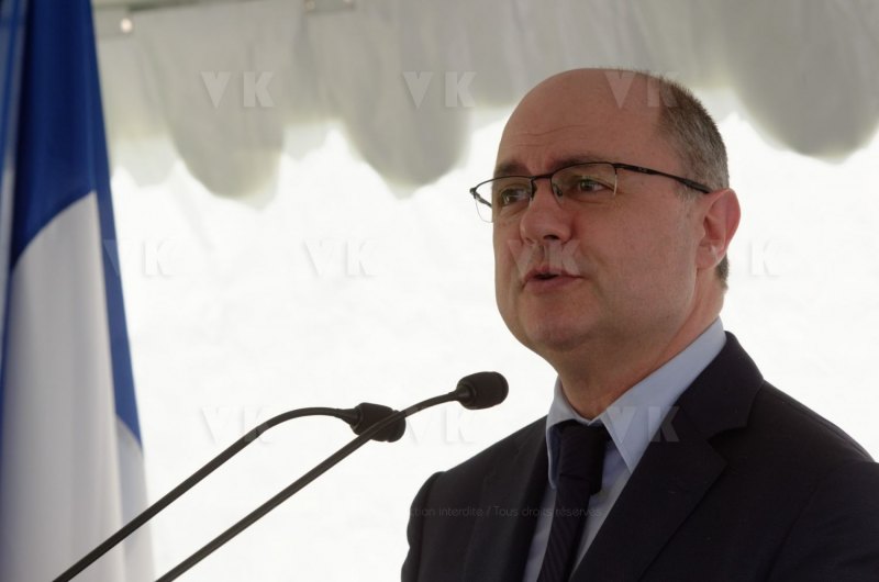 Le Ministre de l'Interieur Bruno Le Roux en visite officielle a La Reunion