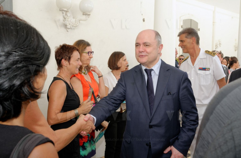Le Ministre de l'Interieur Bruno Le Roux en visite officielle a La Reunion