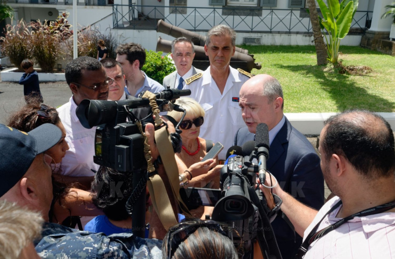 Le Ministre de l'Interieur Bruno Le Roux en visite officielle a La Reunion