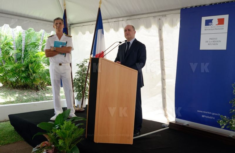 Le Ministre de l'Interieur Bruno Le Roux en visite officielle a La Reunion