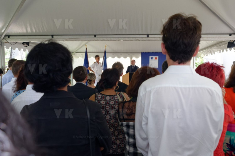 Le Ministre de l'Interieur Bruno Le Roux en visite officielle a La Reunion