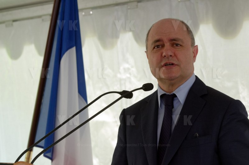 Le Ministre de l'Interieur Bruno Le Roux en visite officielle a La Reunion