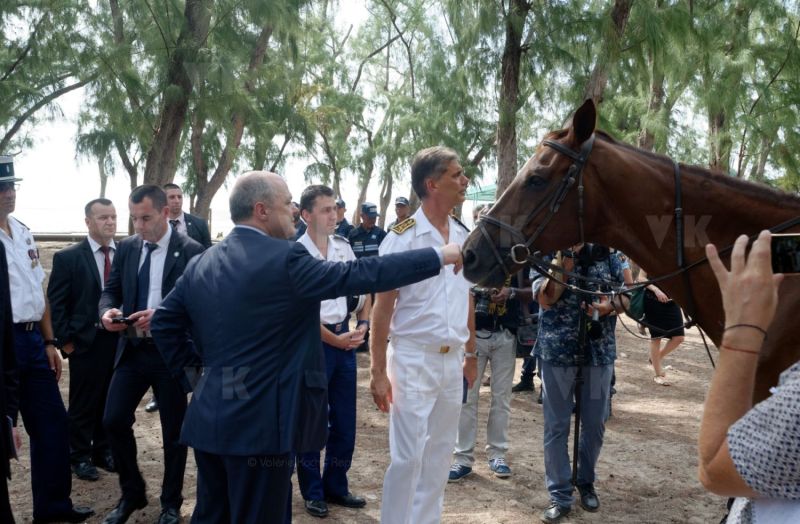 Le Ministre de l'Interieur Bruno Le Roux en visite officielle a La Reunion