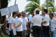 Le Ministre de l'Interieur Bruno Le Roux en visite officielle a La Reunion
