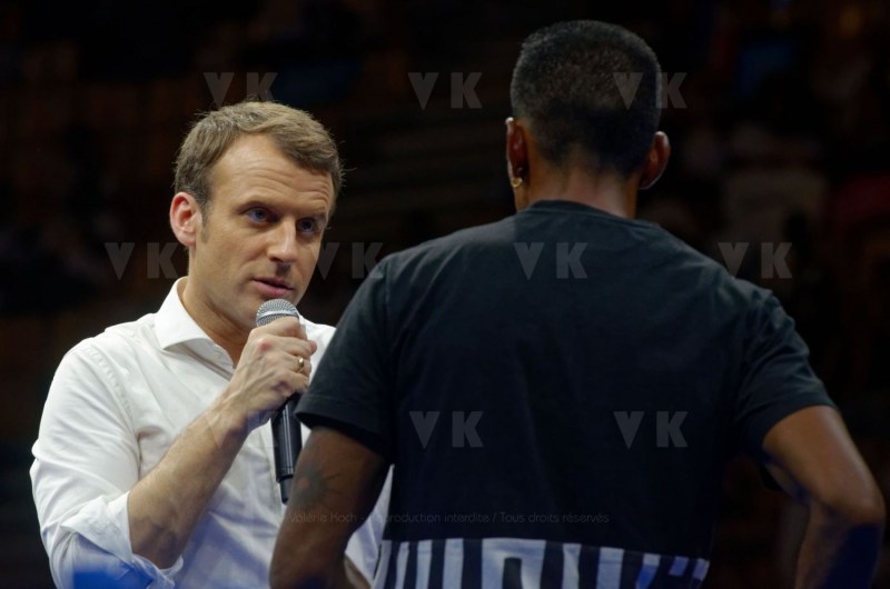 Emmanuel Macron a La Reunion