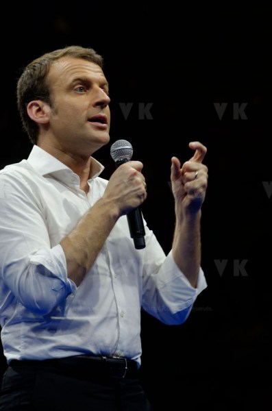 Emmanuel Macron a La Reunion