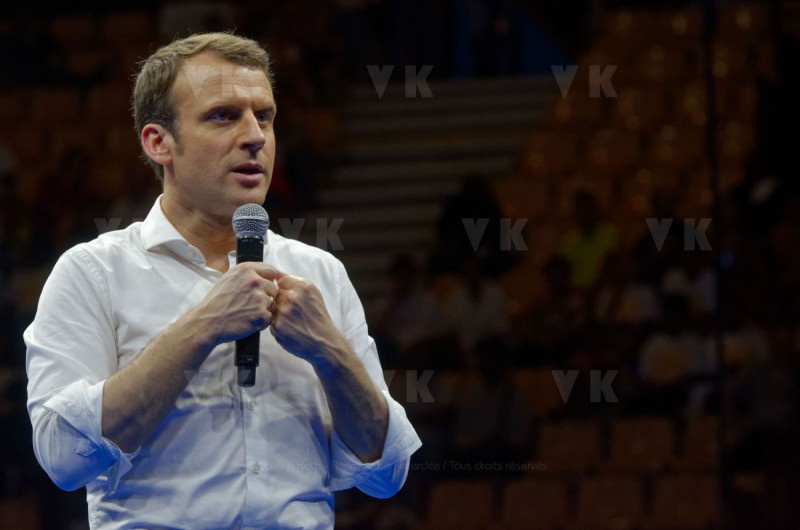Emmanuel Macron a La Reunion