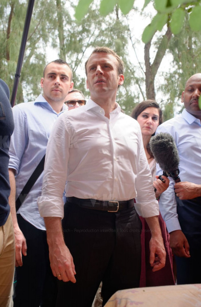 Emmanuel Macron a La Reunion