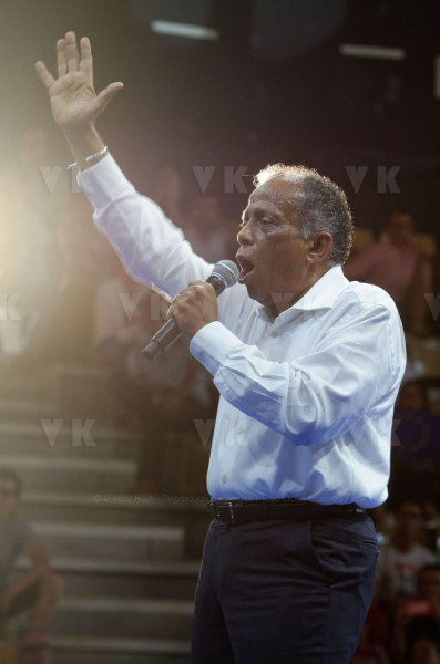 Emmanuel Macron a La Reunion