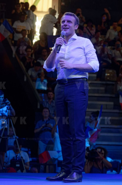 Emmanuel Macron a La Reunion