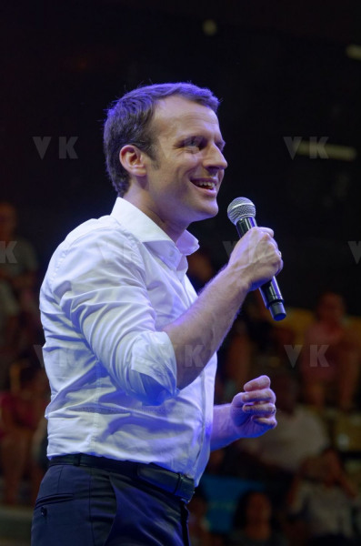 Emmanuel Macron a La Reunion