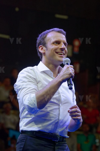 Emmanuel Macron a La Reunion