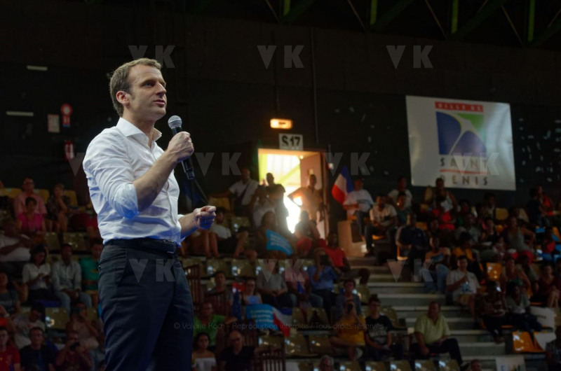 Emmanuel Macron a La Reunion