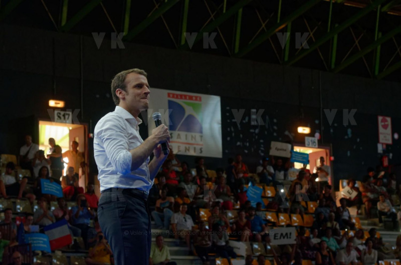 Emmanuel Macron a La Reunion