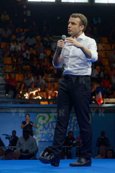 Emmanuel Macron a La Reunion