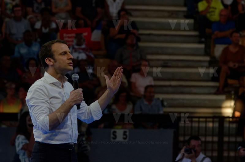 Emmanuel Macron a La Reunion