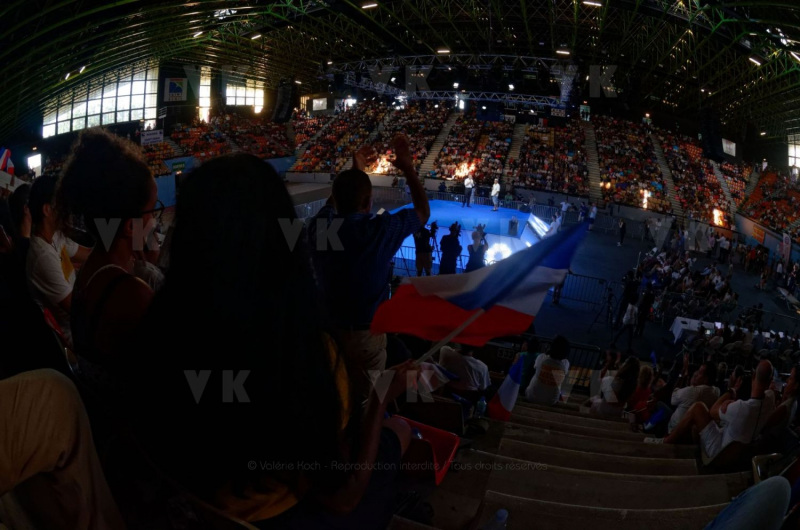 Emmanuel Macron a La Reunion