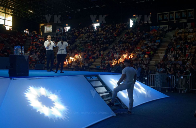 Emmanuel Macron a La Reunion