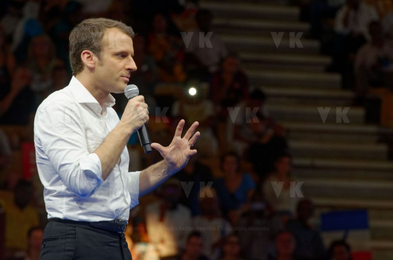 Emmanuel Macron a La Reunion