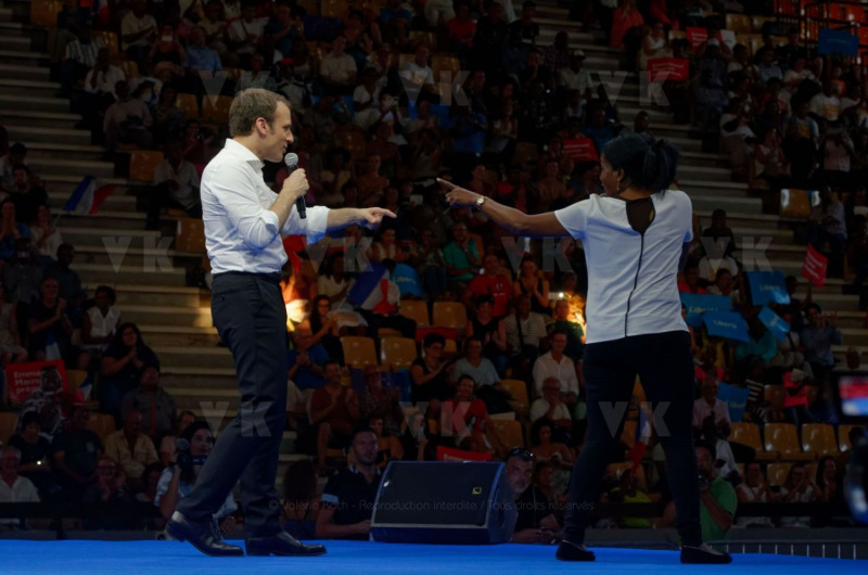 Emmanuel Macron a La Reunion