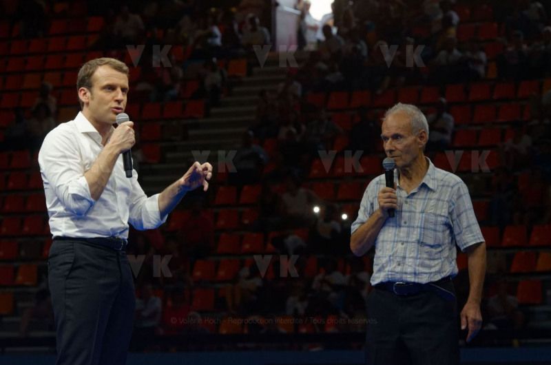 Emmanuel Macron a La Reunion