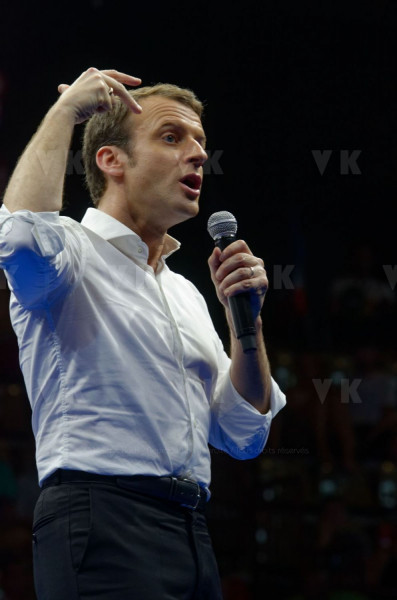 Emmanuel Macron a La Reunion