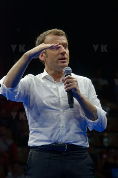 Emmanuel Macron a La Reunion