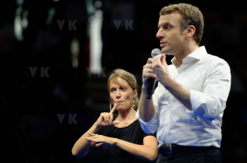 Emmanuel Macron a La Reunion