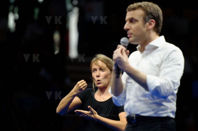 Emmanuel Macron a La Reunion