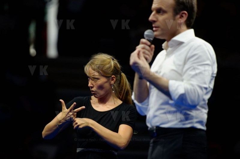 Emmanuel Macron a La Reunion