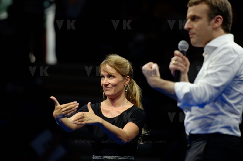 Emmanuel Macron a La Reunion