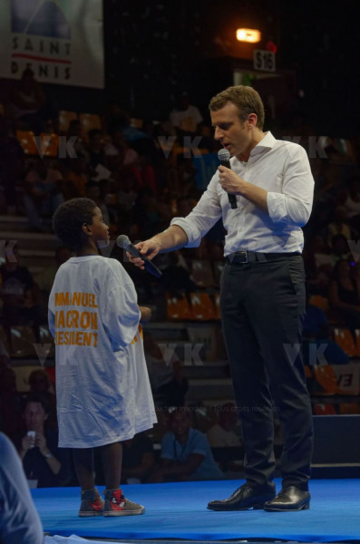 Emmanuel Macron a La Reunion