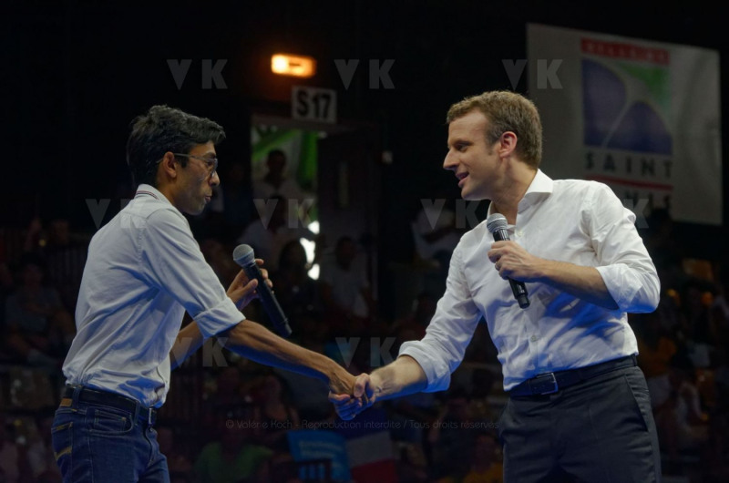 Emmanuel Macron a La Reunion