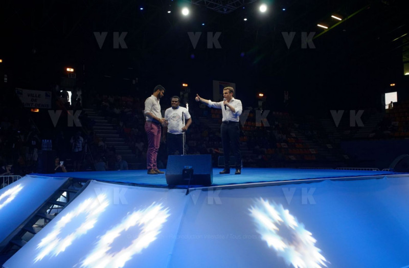 Emmanuel Macron a La Reunion