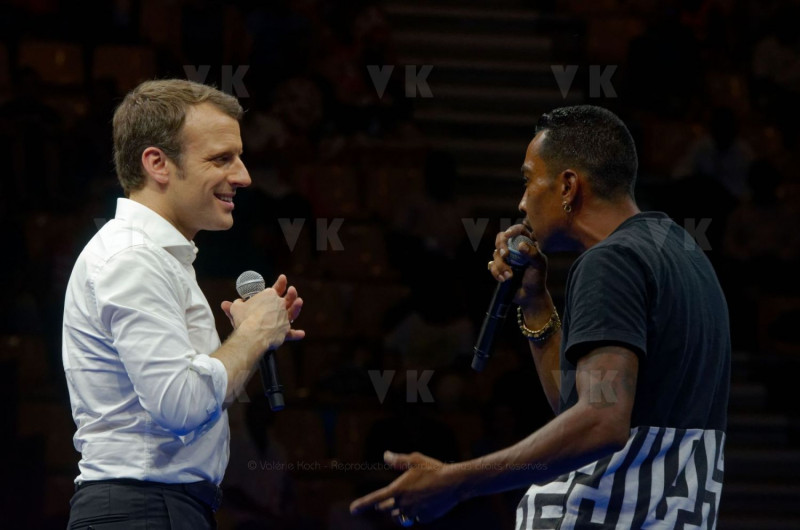 Emmanuel Macron a La Reunion