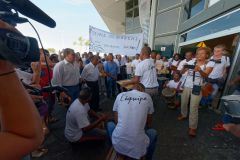 Emmanuel Macron a La Reunion