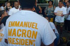 Emmanuel Macron a La Reunion