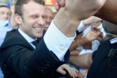 Emmanuel Macron a La Reunion