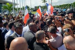 Emmanuel Macron a La Reunion