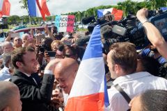 Emmanuel Macron a La Reunion