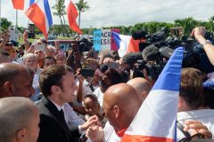 Emmanuel Macron a La Reunion