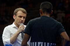 Emmanuel Macron a La Reunion