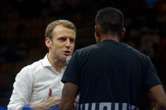 Emmanuel Macron a La Reunion