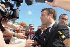 Emmanuel Macron a La Reunion