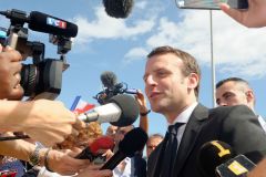 Emmanuel Macron a La Reunion