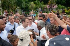 Emmanuel Macron a La Reunion