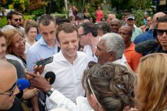 Emmanuel Macron a La Reunion
