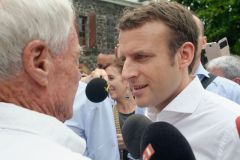 Emmanuel Macron a La Reunion